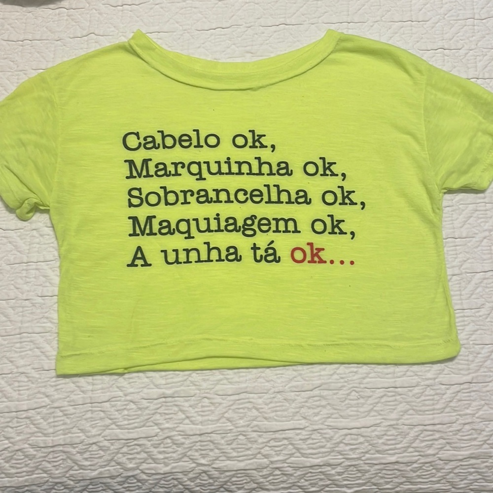 Got this top on a trip to Brazil. No longer fit me.